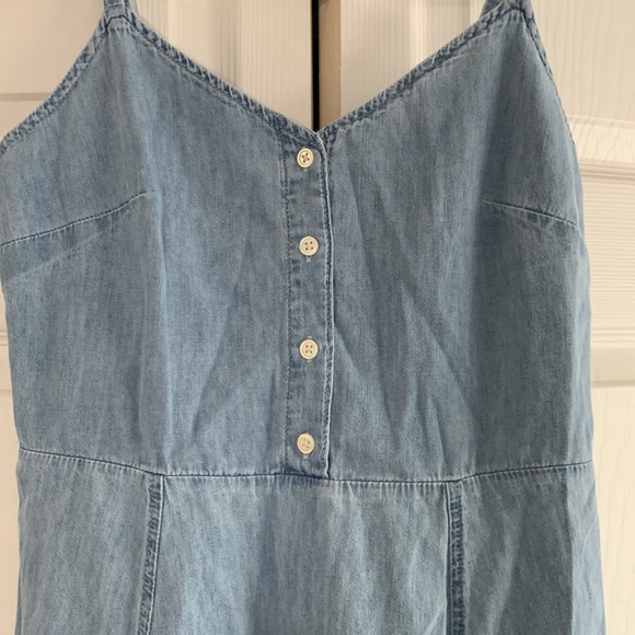 Gap Sleeveless Button-front Dress Light Wash Women’s US XS - Picture 3 of 8